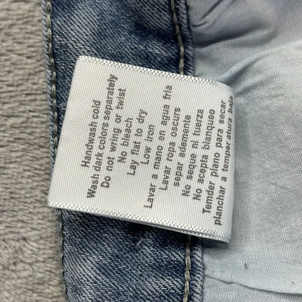 Judy Blue Jeans Womens 13 Distressed Skinny Light Wash Denim Lace Patch Ripped‎